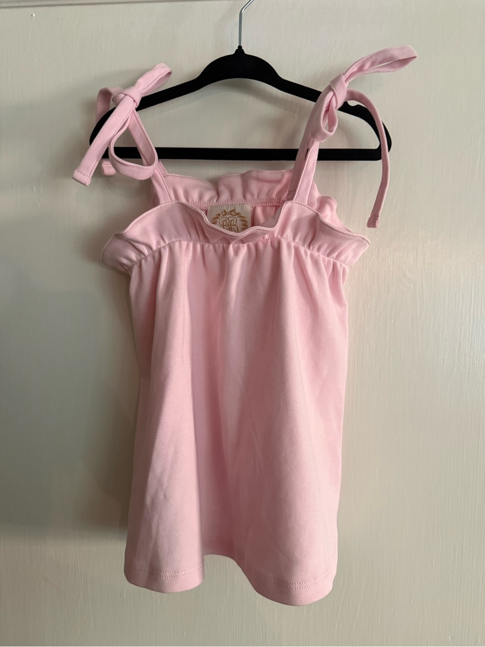 The Beaufort Bonnet Company Light Pink Tie-Shoulder Dress